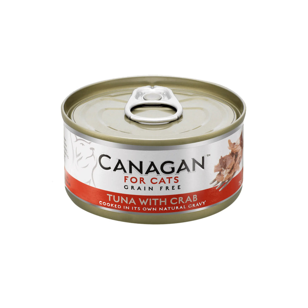 Canagan - Grain Free Canned Cat Food - Tuna with Crab 無穀物吞拿魚伴蟹肉配方75g (6罐) thepethk
