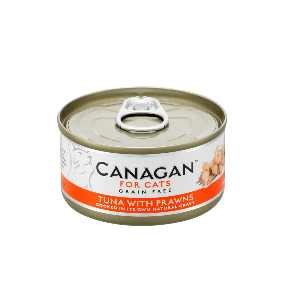 Canagan -  Grain Free Canned Cat Food - Tuna with Prawns 無穀物吞拿魚伴蝦配方75g (6罐) thepethk