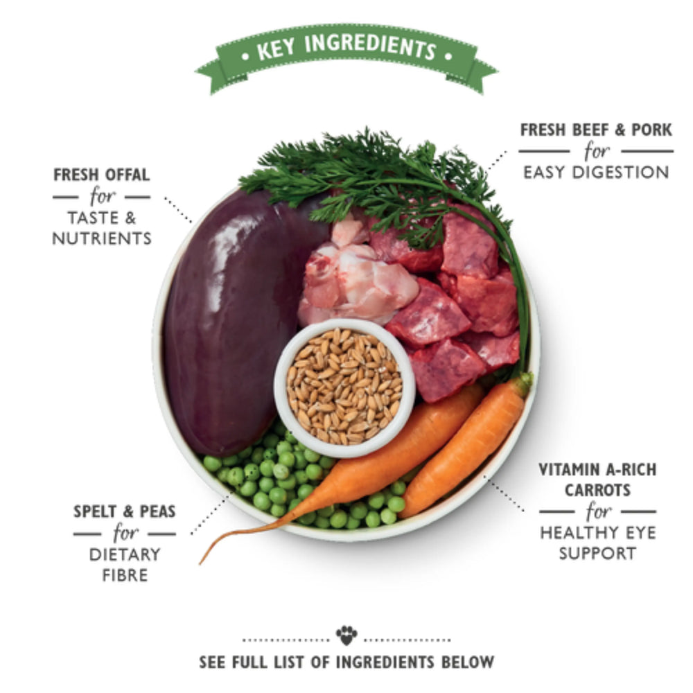 Dog Wet Food狗狗濕糧- Organic Beef Supper有機牛肉特餐 (6罐) LILY’S KITCHEN