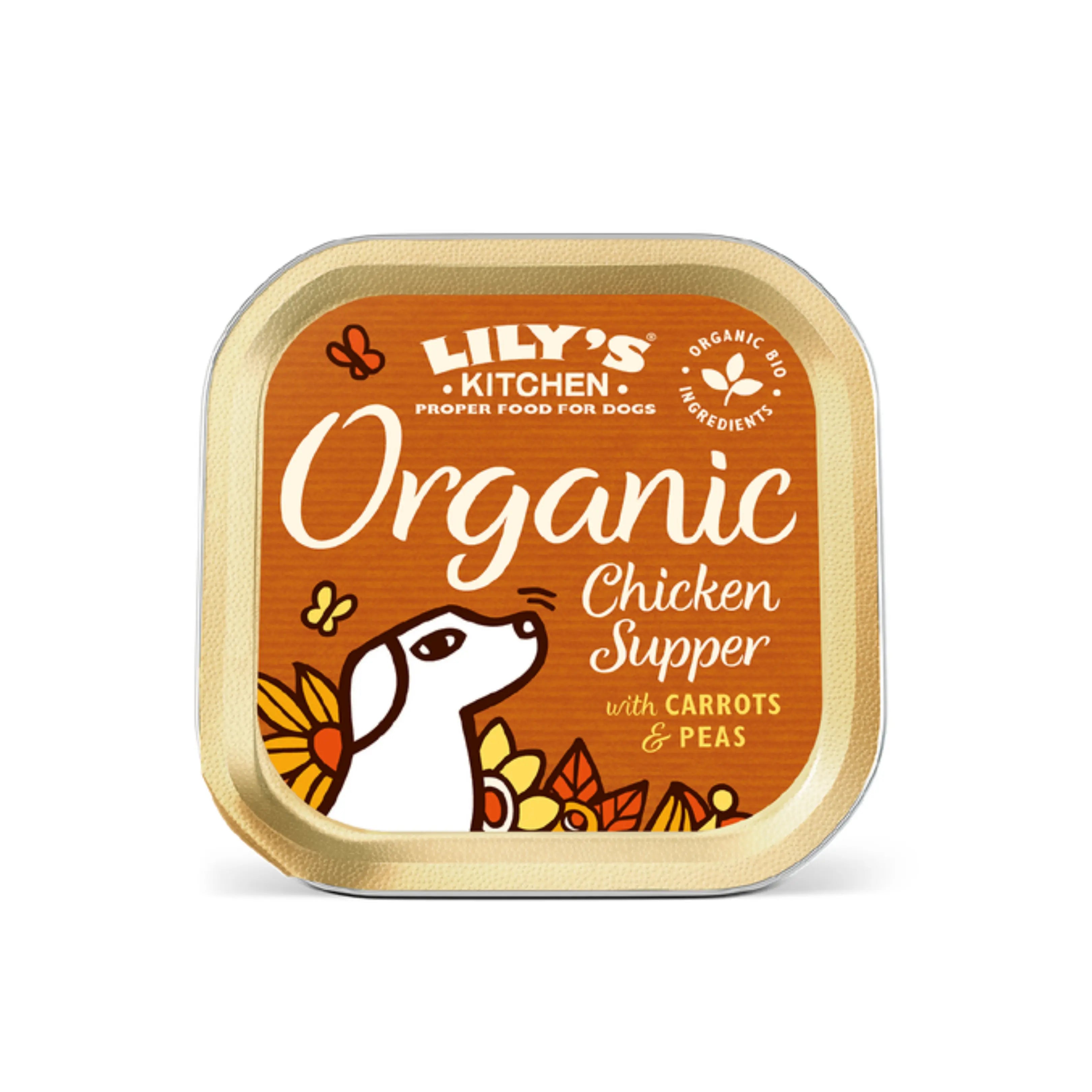 Dog Wet Food狗狗濕糧- Organic Chicken Supper有機雞肉特餐 (6罐) LILY’S KITCHEN
